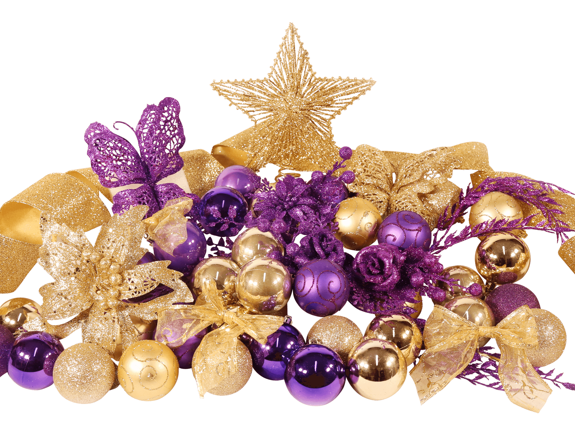 10ft Christmas Tree Festive Decoration Set from The Christmas Forest