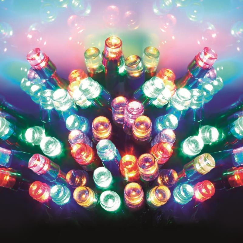 120 Multicolour LED String Lights from The Christmas Forest