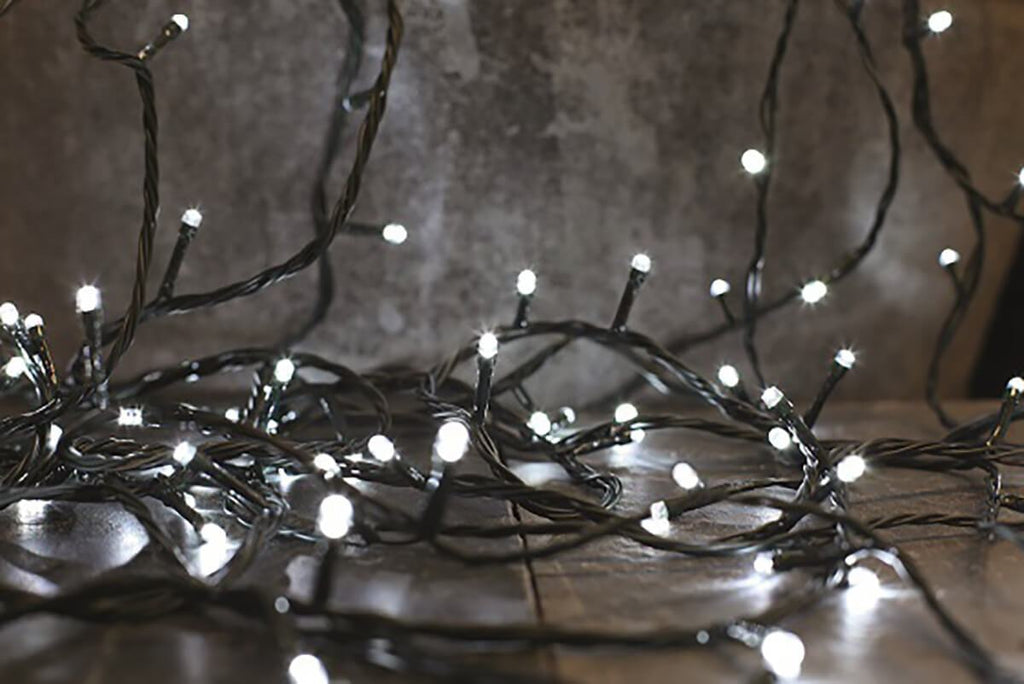 1000 Ice White LED String Christmas Tree Lights from The Christmas Forest