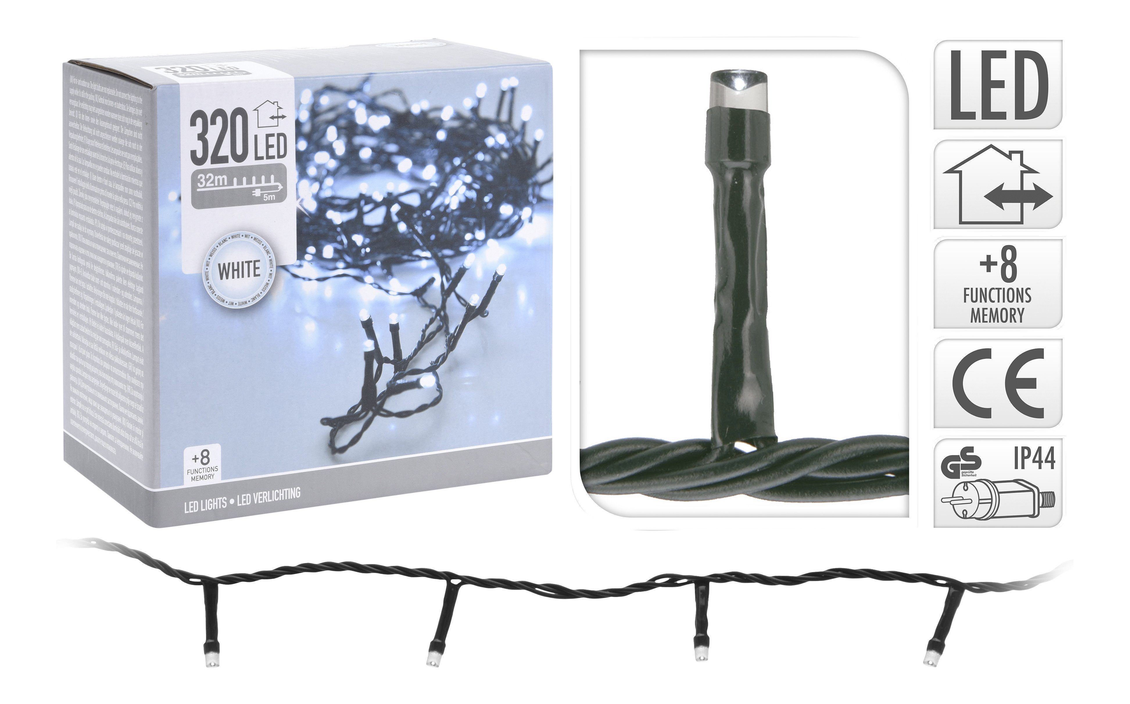 320 Ice White LED String Christmas Lights from The Christmas Forest